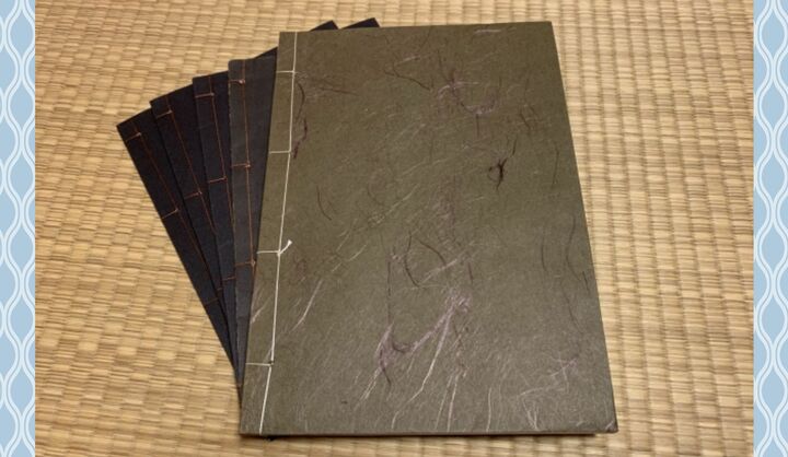 画像のようなとじ方、また、その本をいう言葉です。