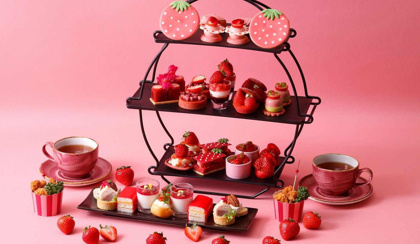 ANAインターコンチネンタルホテル東京の「ストロベリー・アフタヌーンティー」