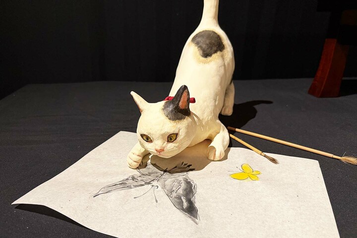 ホテル雅叙園東京百段階段の漁樵の間の展示