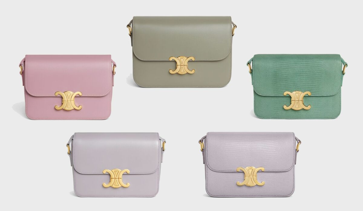 最終値下げ‼️セリーヌ♡限定色♡レア完売♡トリオンフ♡アイボリー♡クリーム色♡ セリーヌ」の最新アイコンバッグ｜気品漂うシグネチャーが凛と