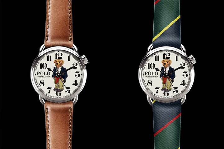 アイビースタイルのベア。ポロ ベア ウォッチ￥220,000［ストラップ2点セット］