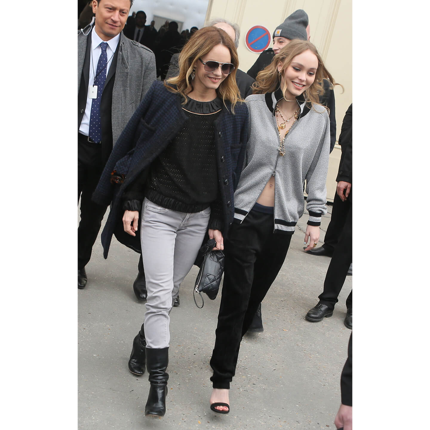 ヴァネッサ・パラディとリリー=ローズ・デップの着こなし