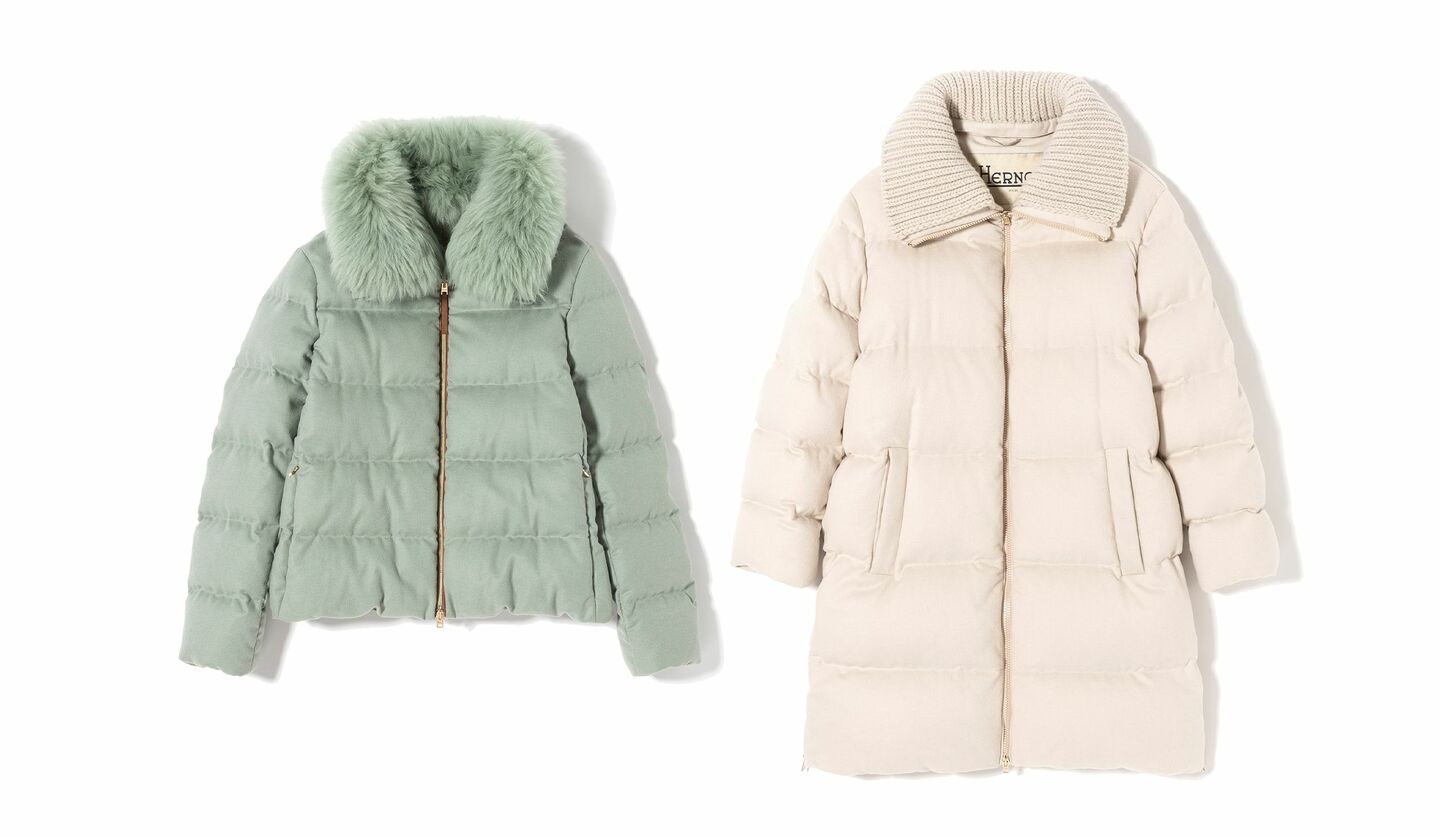 「ヘルノ」のダウンウエア