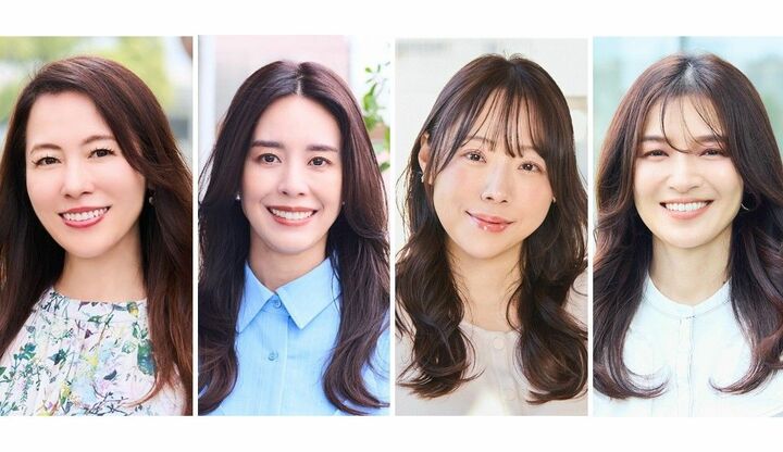 髪の毛が多い人のロングヘア