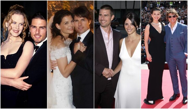 トム・クルーズ歴代の妻と恋人