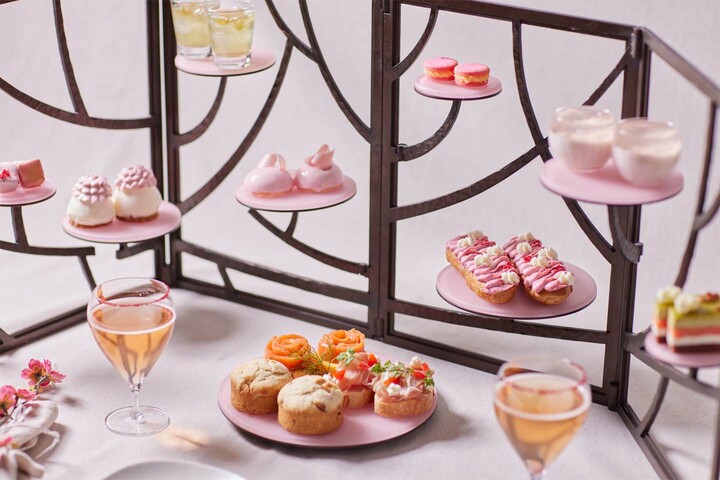 リゾナーレ熱海で提供される「梅ひらくアフタヌーンティー」