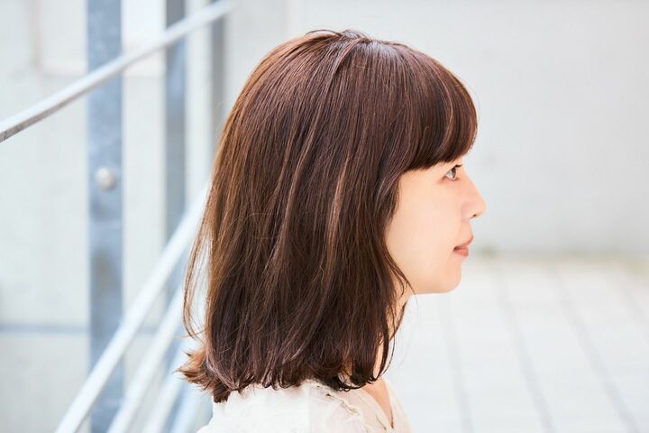 40代 髪型_2,ミディアムヘア_2