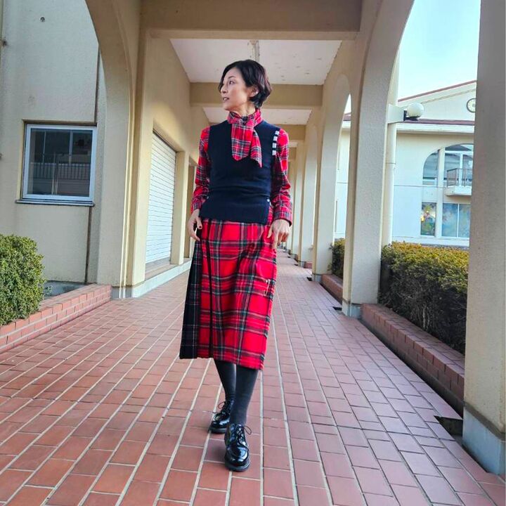 ショートムービー撮影の合間に犬走さんがスマホでキャッチした鈴木保奈美さん。