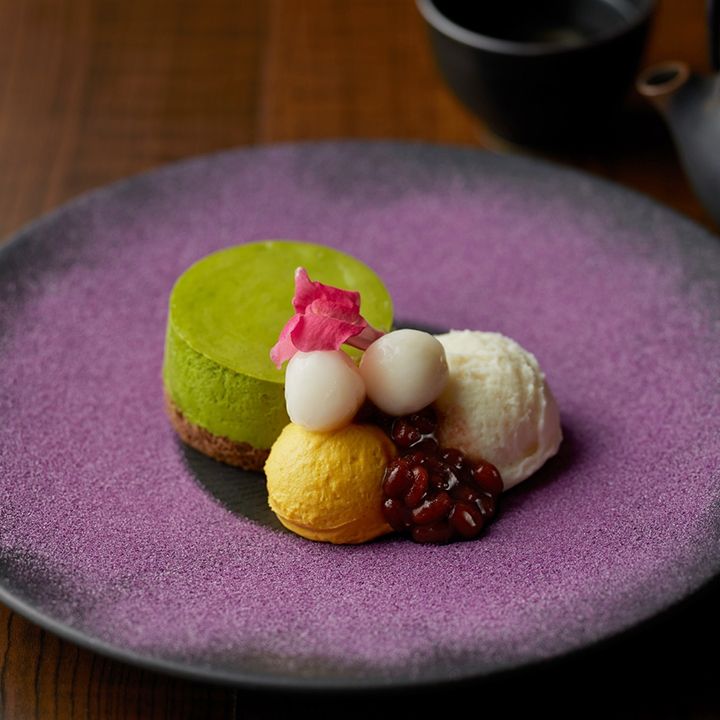 「京抹茶のレアチーズケーキ」¥819