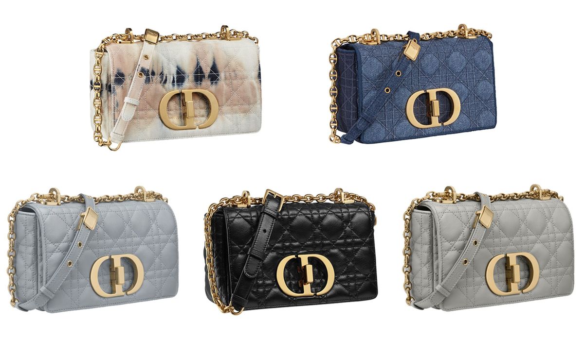 【極美品】Christian Dior CDロゴ　Caro カロ　カナージュ Christian Dior（クリスチャン・ディオール） クリスチャン ディオール