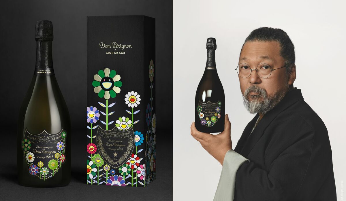 新品未使用　村上隆デザインの特別なドン・ペリニヨン ドン ペリニヨンと村上隆が コラボレーション。 限定エディションが