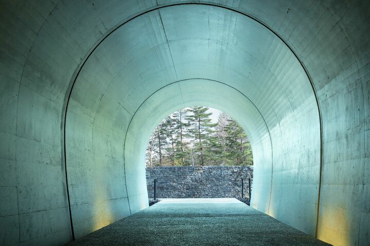 宿泊者専用のトンネル