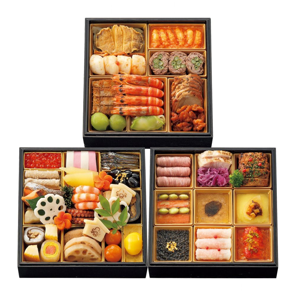 京料理 たん熊北店×HOTEL DE MIKUNI×トゥーランドット臥龍居 『三巨匠夢の共演おせち料理 3段重』
