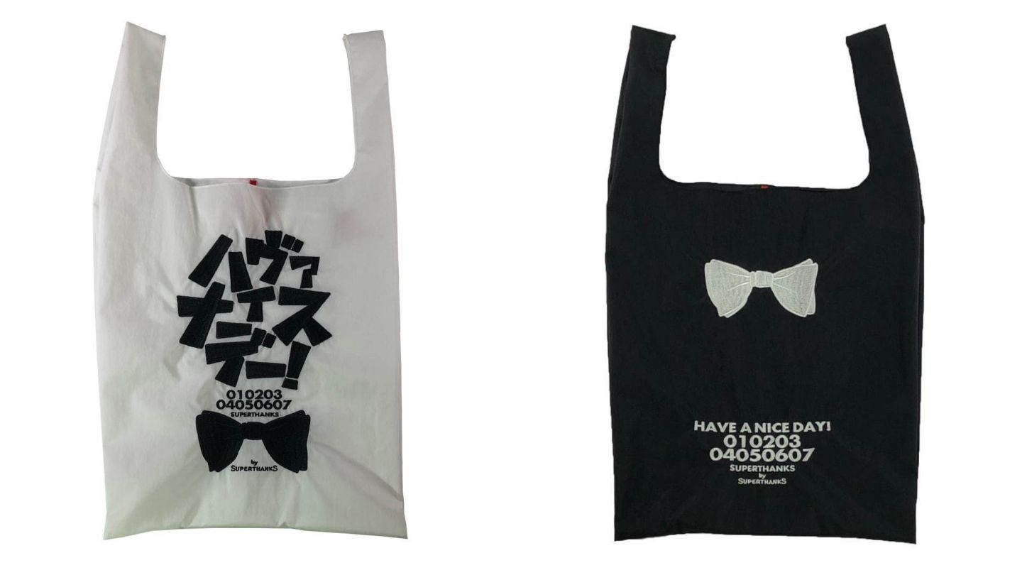 1デザイン 2色展開/ハヴァナイスデー柄 ¥3200+税、蝶ネクタイのみの柄 ¥3000+税