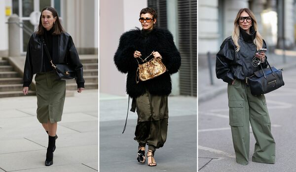 「カーキ×黒」は辛口おしゃれの鉄板！ ハンサムモード３選【海外スナップ】