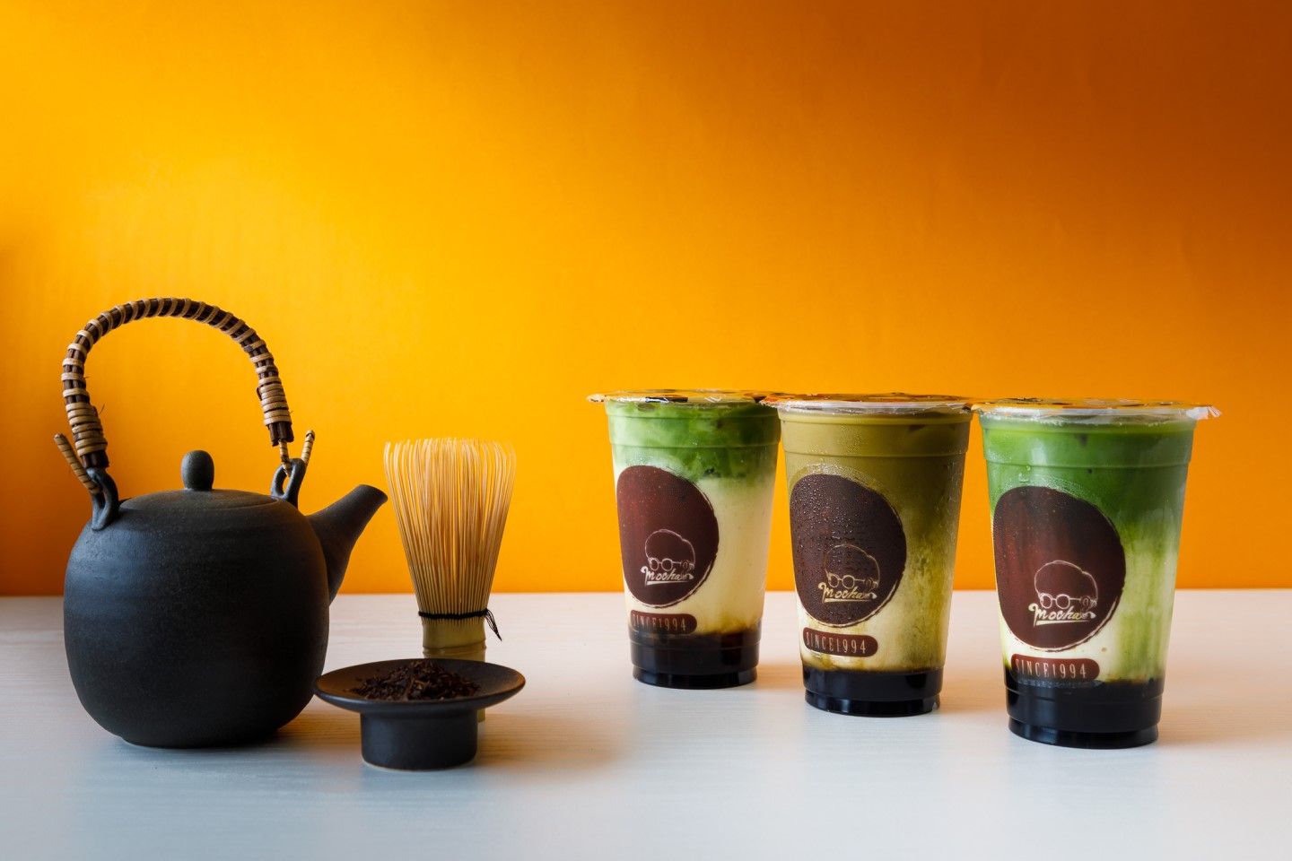 Mochaの抹茶ミルクティーの写真