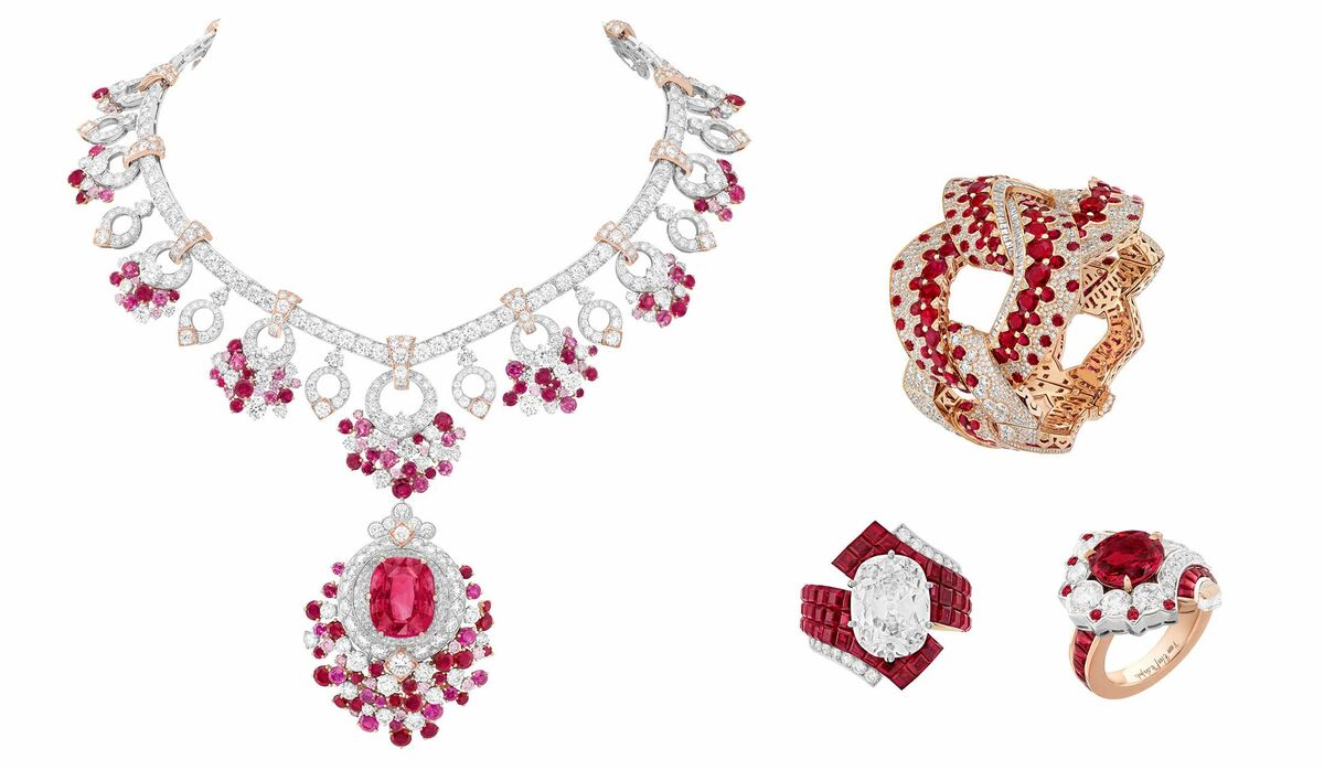 ヴァンクリーフ&アーペル　セレスティン　ルビー 3000カラットを超えるルビーを使用！ヴァン クリーフ＆アーペルのハイ