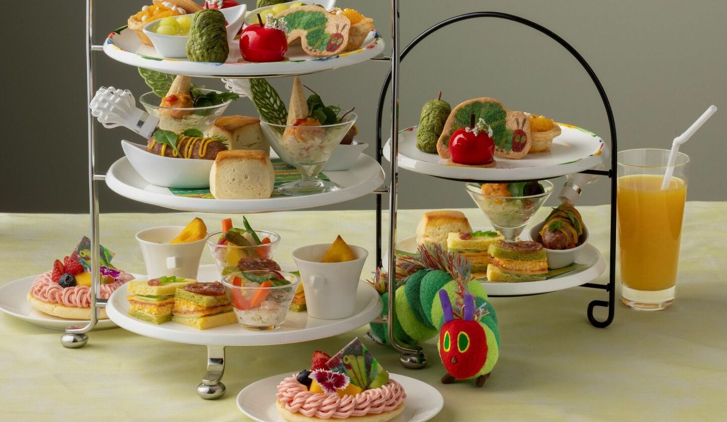 「帝国ホテル 東京」の「はらぺこあおむしアフタヌーンティー～THE VERY HUNGRY TEA TIME～」の画像