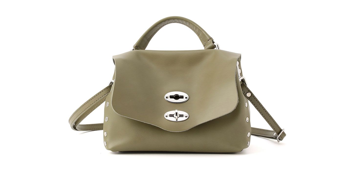ポスティーナ ベイビー モスグリーン¥68,000【縦14×横19×マチ10cm】
