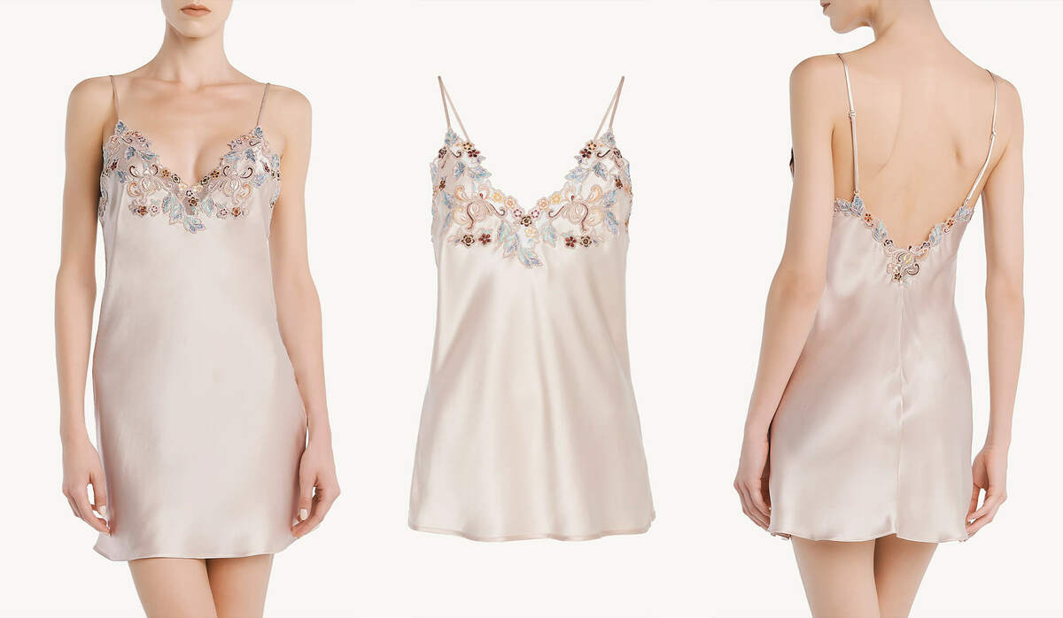 美品LA PERLAラペルラ　スリップ　ホワイト　サイズ1 ホワイト シルク ロングスリップ｜La Perla - ラペルラ公式オンライン