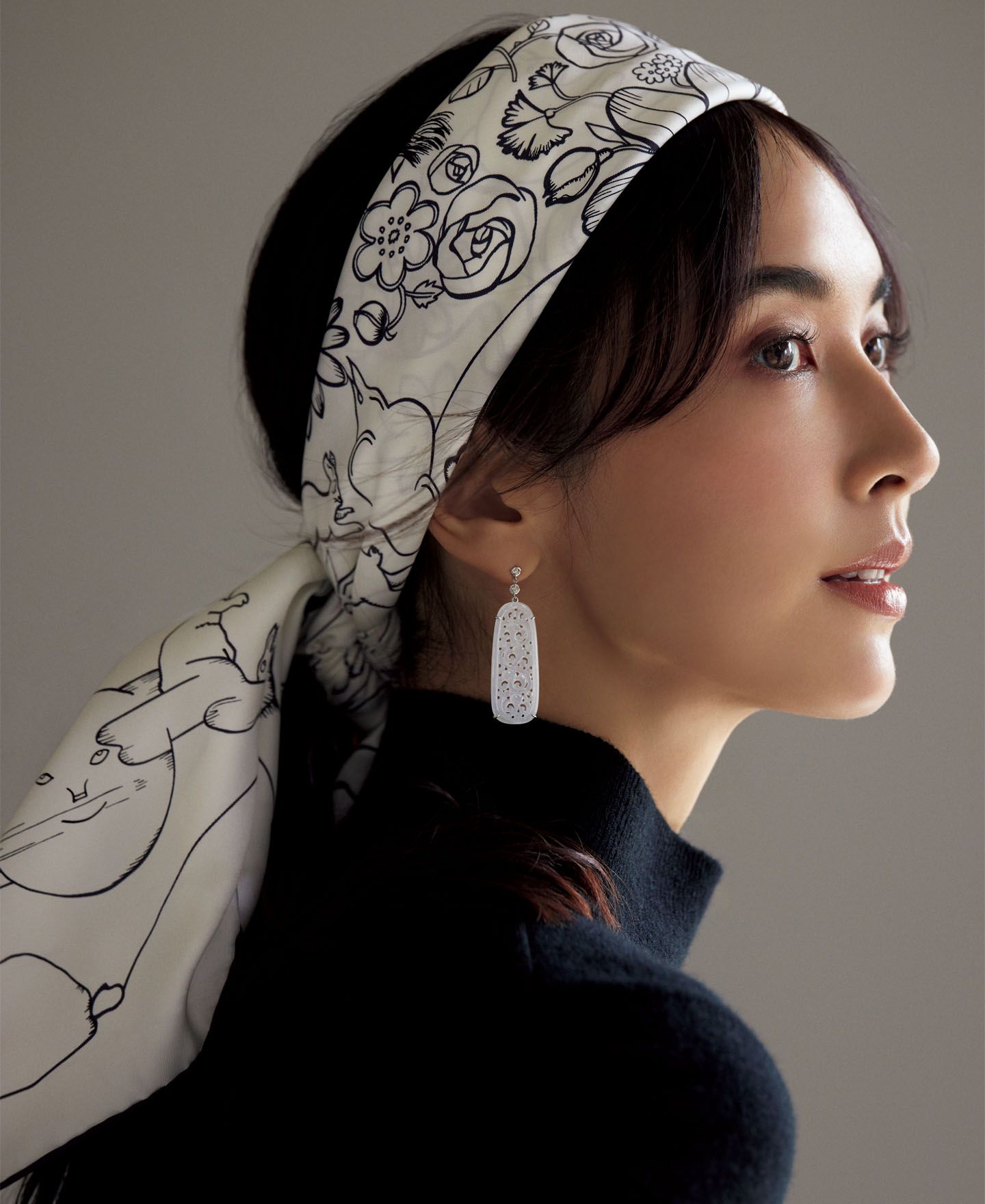 超美品エルメス90cmシルクスカーフColliers de Chien 箱