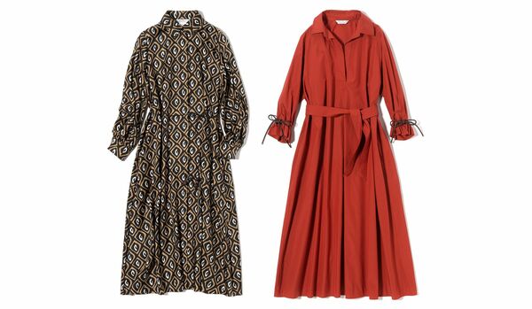 【マックスマーラ】春の本命ワンピース｜美しきインパクトを味方につけるシックなプリント柄と鮮やかなレッド