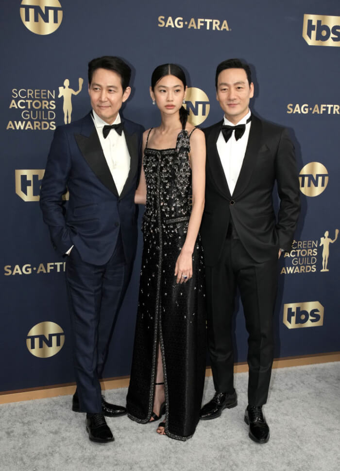 左から、イ・ジョンジェ、チョン・ホヨン、パク・ヘス。