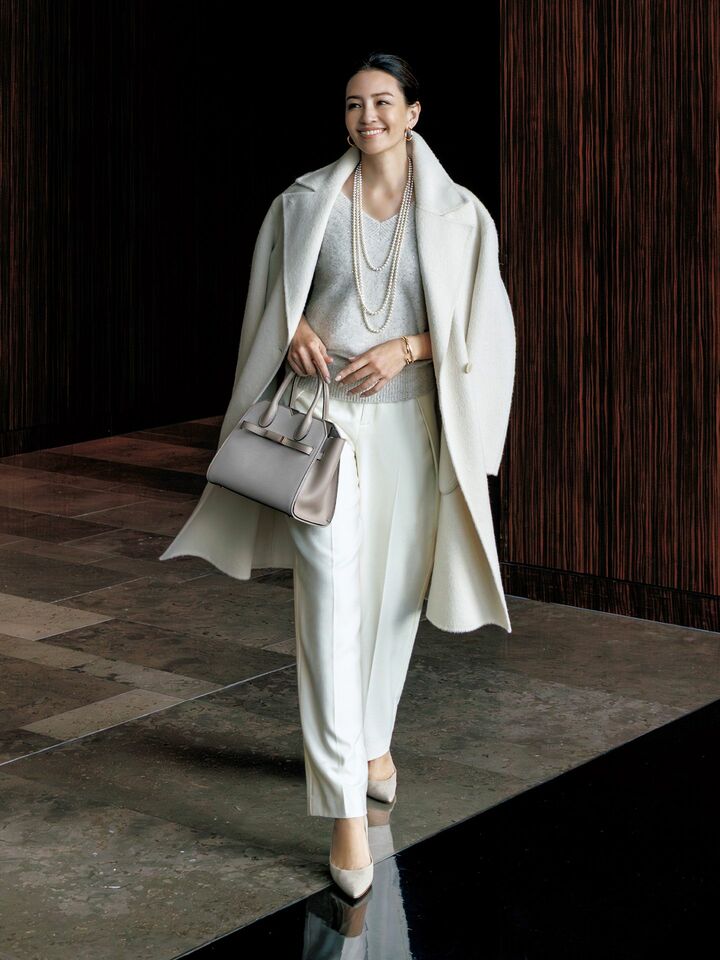 冬コーデ_1,コート_1,ホワイト_1