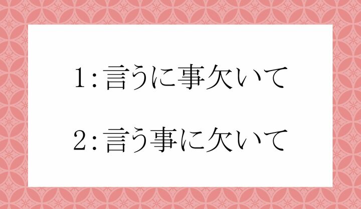 「ほかに言い方があるだろうに」という意味の言い回しとして正しいのはどちら？
