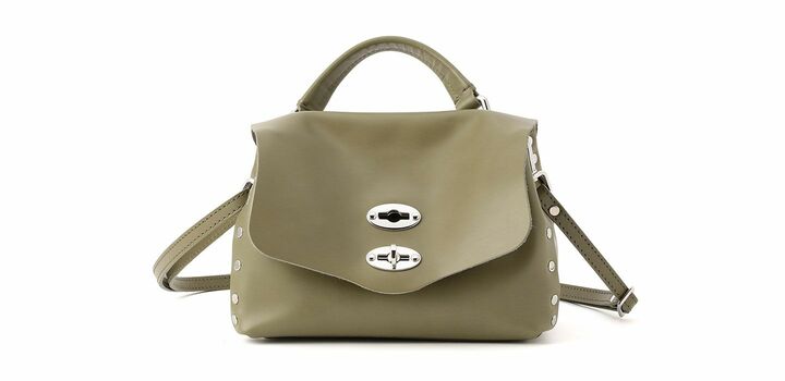 ポスティーナ ベイビー モスグリーン¥68,000【縦14×横19×マチ10cm】