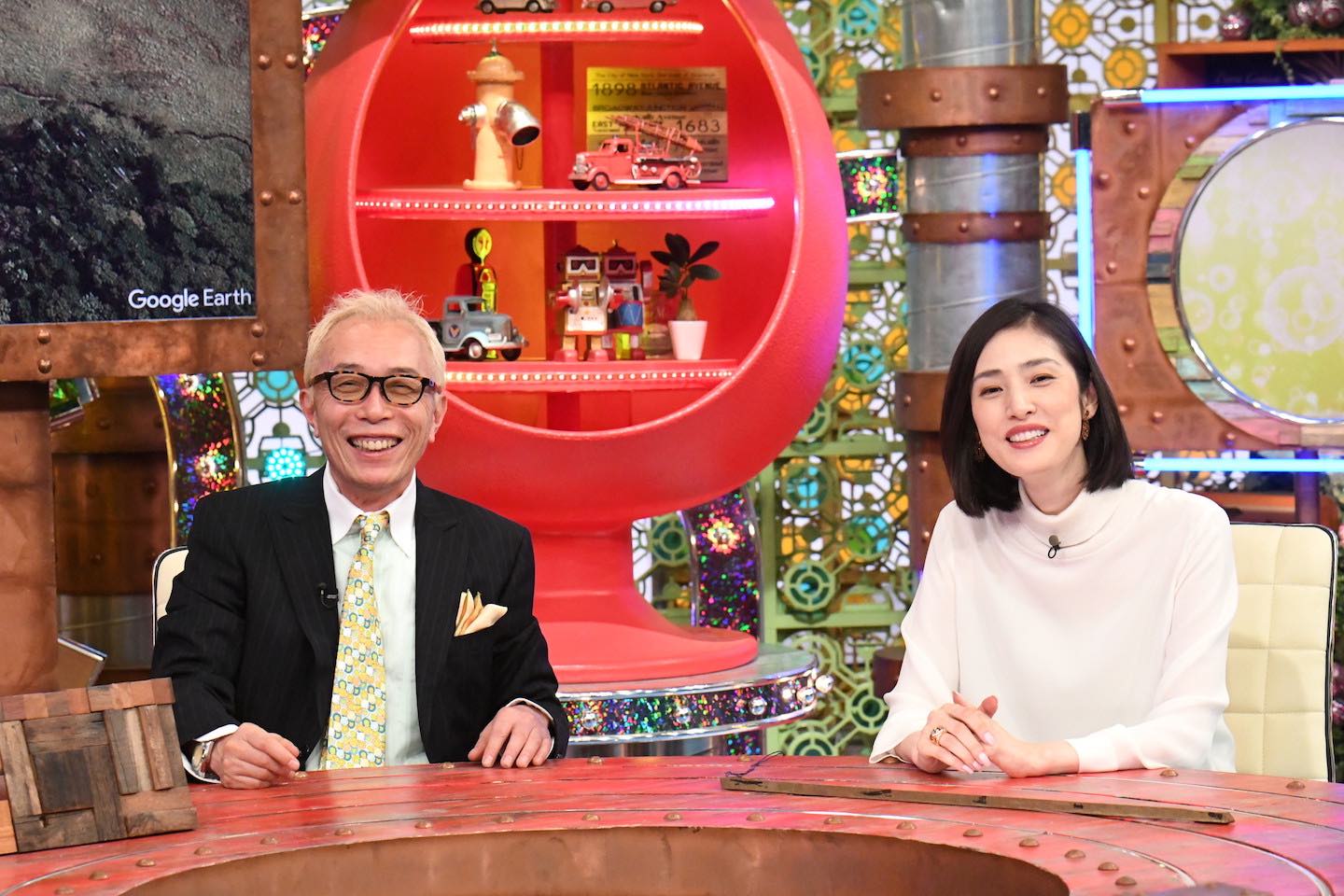 所ジョージさんと天海祐希さん ©ABCテレビ