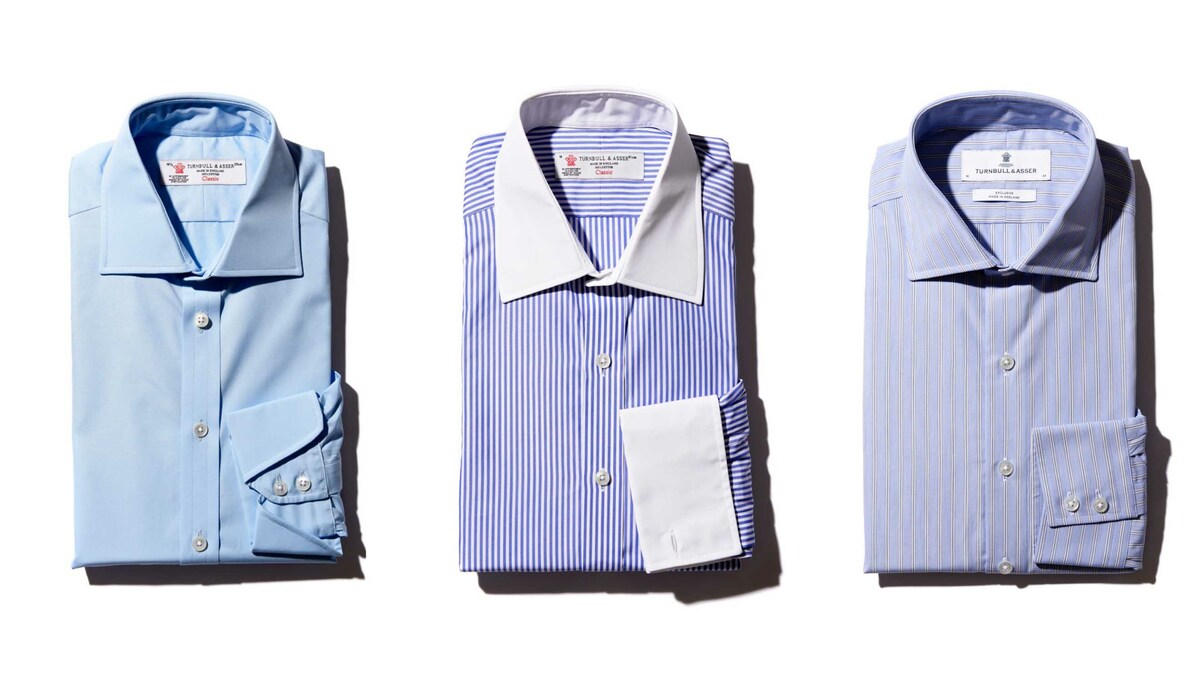白シャツよりも、ブルーを選びたい！「ターンブル＆アッサー」のシャツがあれば、いつものコーデがもっと洒脱になる！ | MEN'S  Precious（メンズプレシャス）