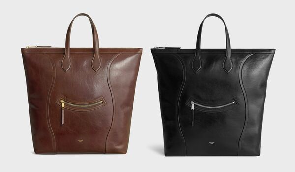 【セリーヌ】夏旅に活躍する大きめバッグ2選|“スマイル”ジッパーの遊び心が効いた『バーティカル カバ ラゲージ』