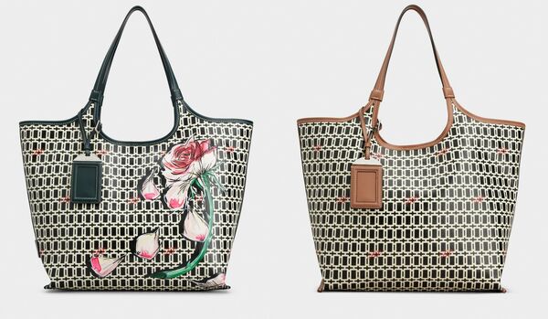 ロジェ ヴィヴィエの人気ショッピングバッグがリバイバル登場!新色ブラウンとローズ柄が仲間入り