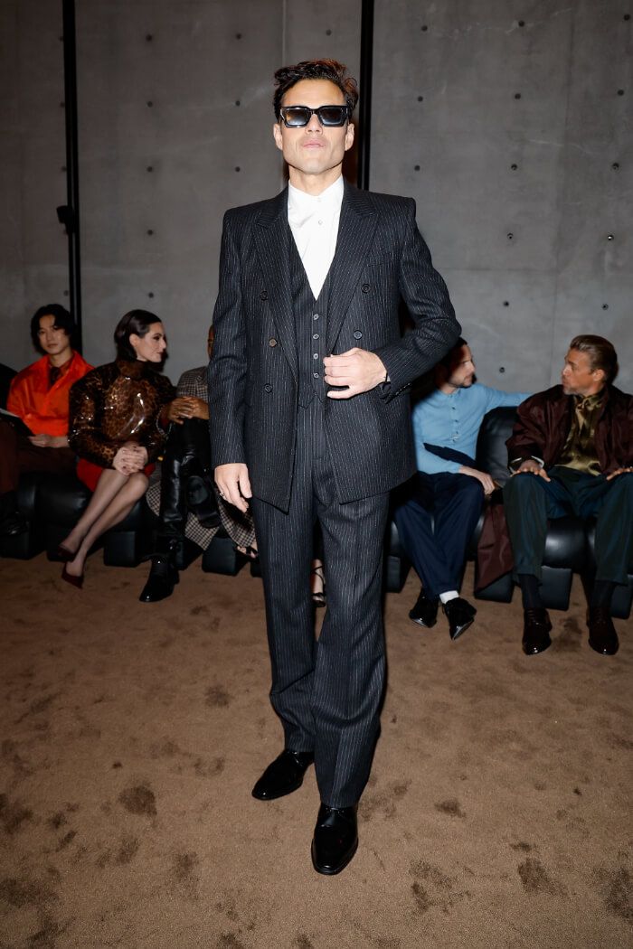 2026年1月27日、パリ・メンズ・ファッションウィークのサンローラン メンズ 2026年秋冬コレクションショー。