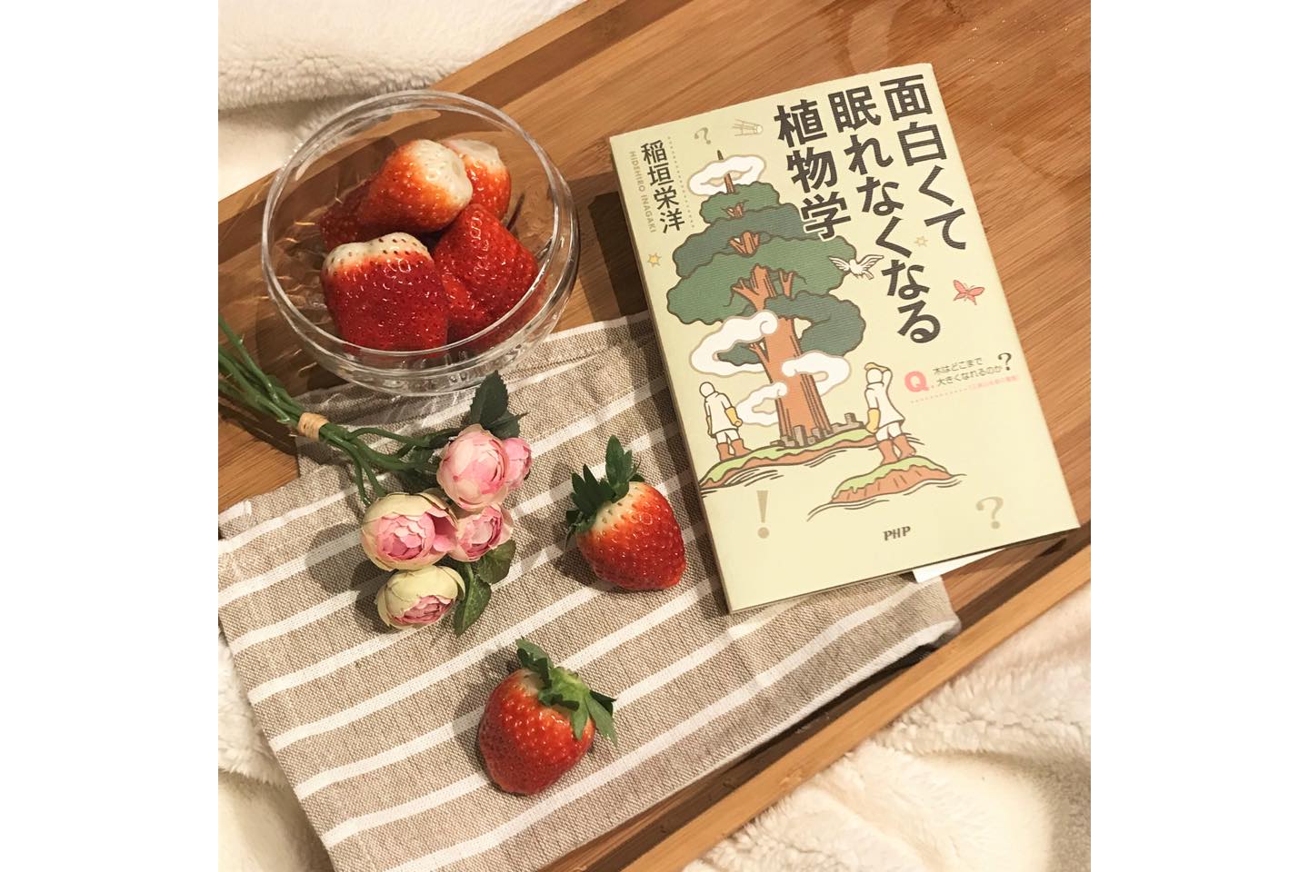 いちごとバラと『面白くて眠れなくなる植物学』