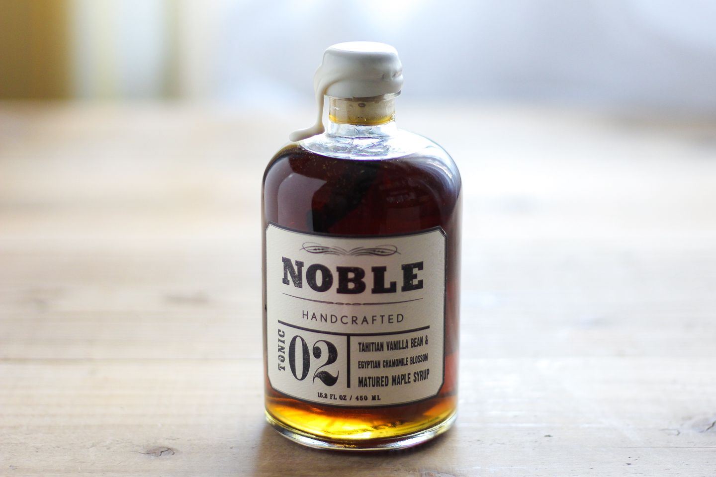 ノーブルハンドクラフテッド 02タヒチアンバニラ&カモミールブロッサムメープルシロップ 450ml ¥5,292(税込)(リココチ)