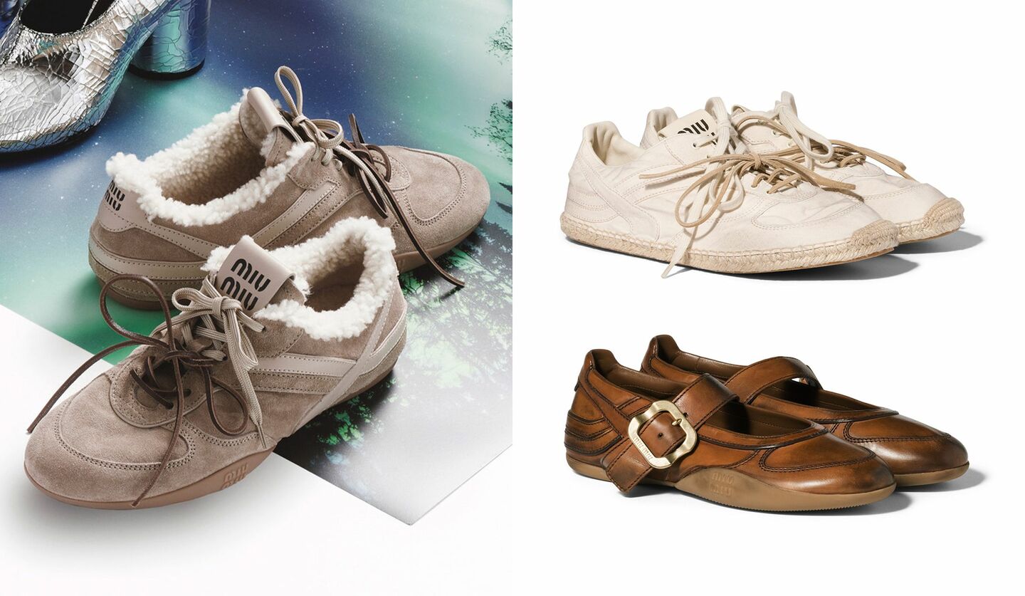 2026年2月号で購入したいものNo.1に選ばれたミュウミュウのスニーカーと春の新作シューズ2足