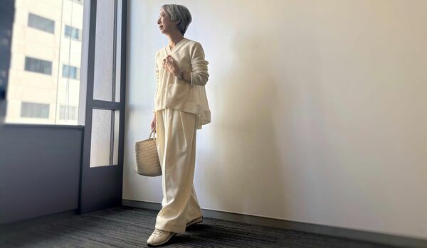 【身長152cmの着こなし】春色冬素材、なかでも「白」が季節の変わり目に便利です