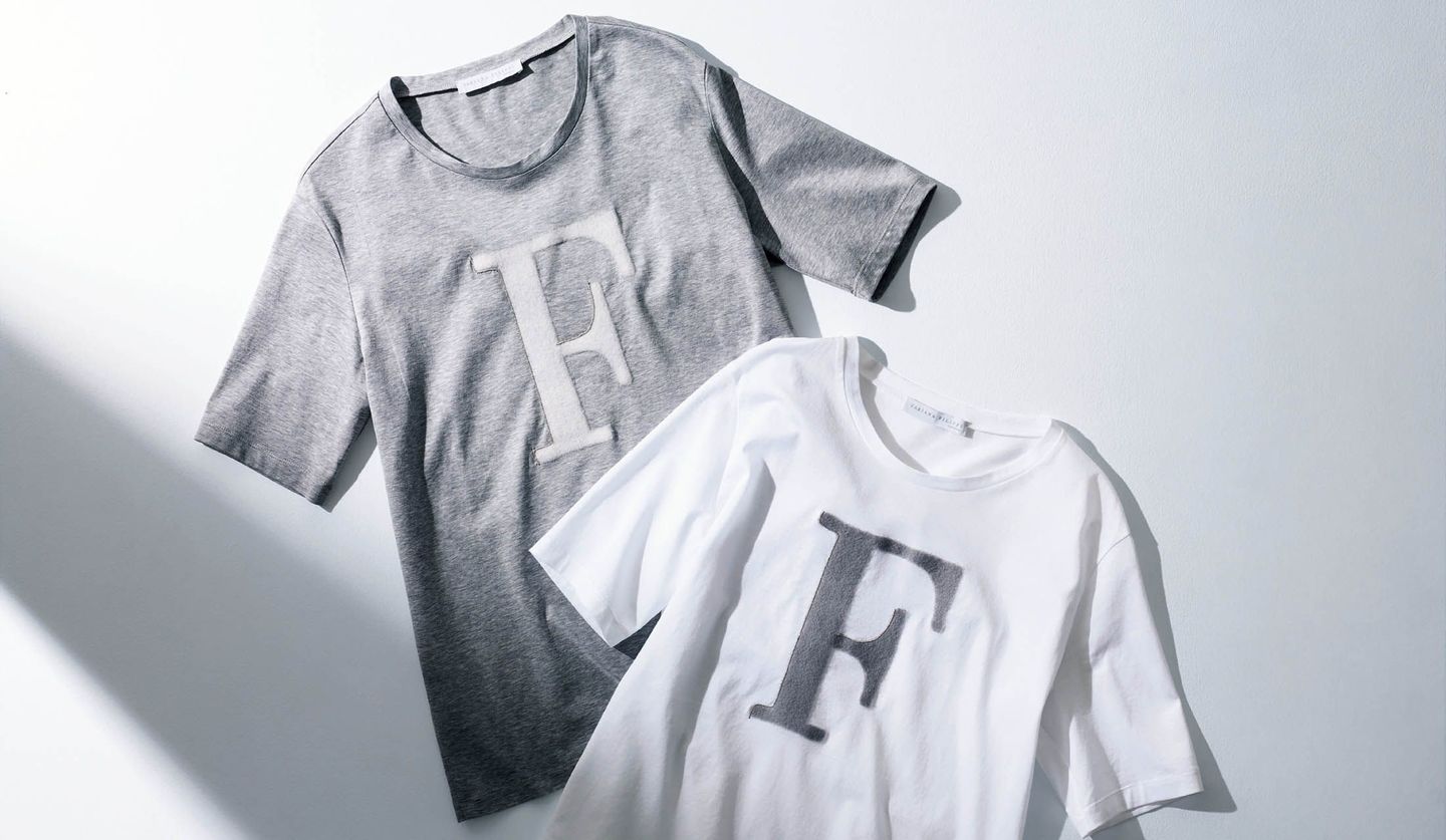・デザイン ファビアナ フィリッピ レディース Tシャツ トップス melange-effect T-shirt 8155 GREY