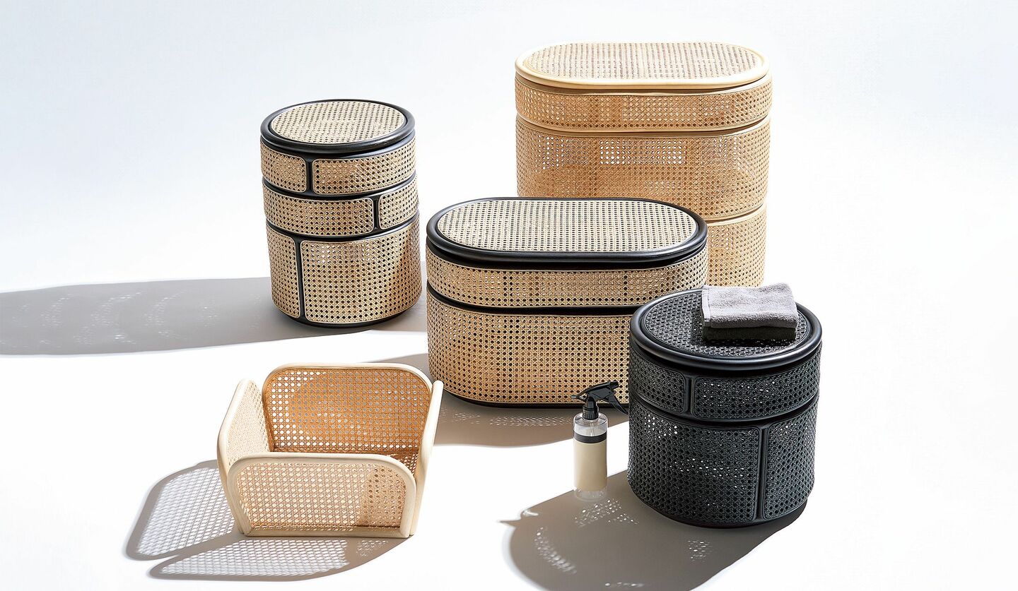 日本ブランド「TOU」のラタン製バスケット