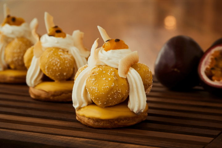 パッションフルーツのサントノーレ