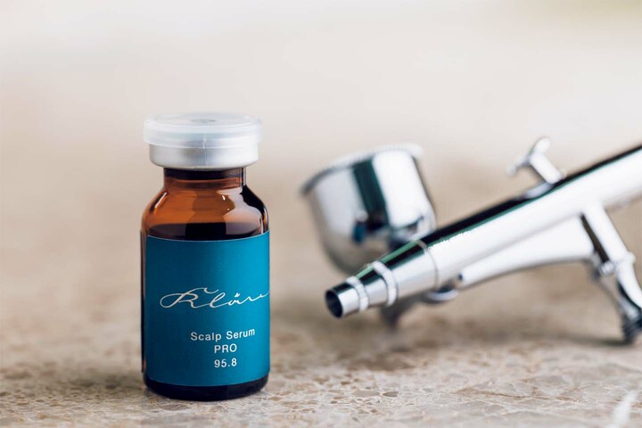 ヘッドスパサロン「クレーレ」にて使用するアイテム