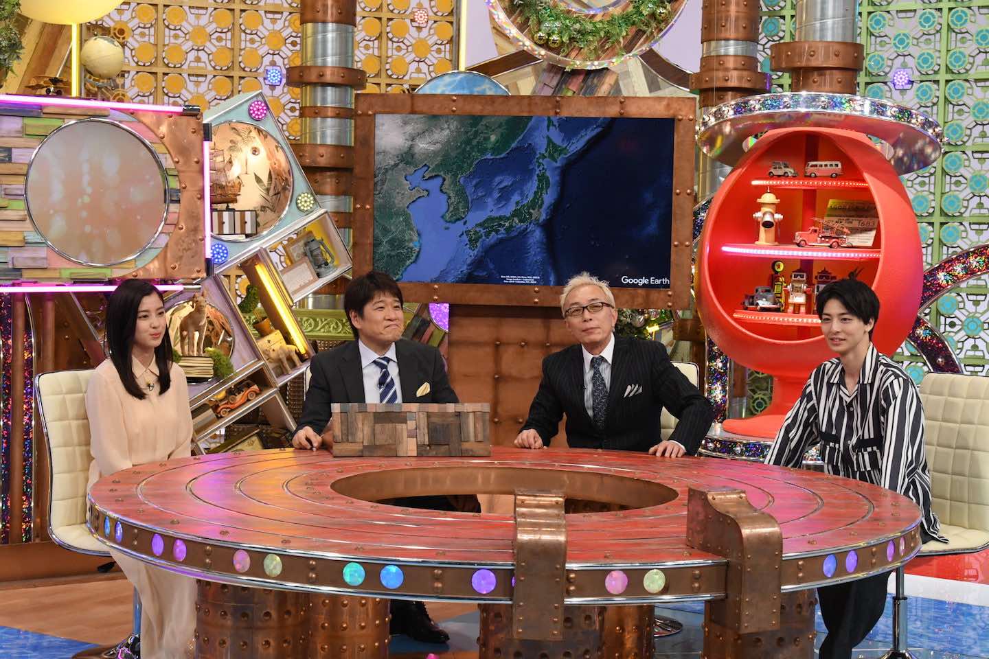 ©ABCテレビ 左から:朝比奈彩さん、林修さん、所ジョージさん、高杉真宙さん