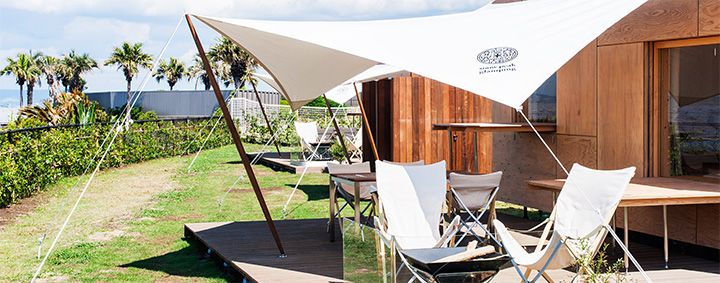 snow peak glamping 京急観音崎(神奈川県観音崎)