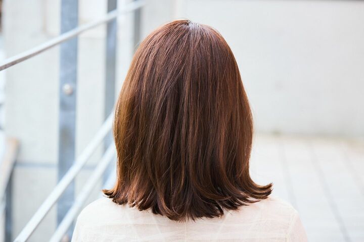 40代 髪型_3,ミディアムヘア_3