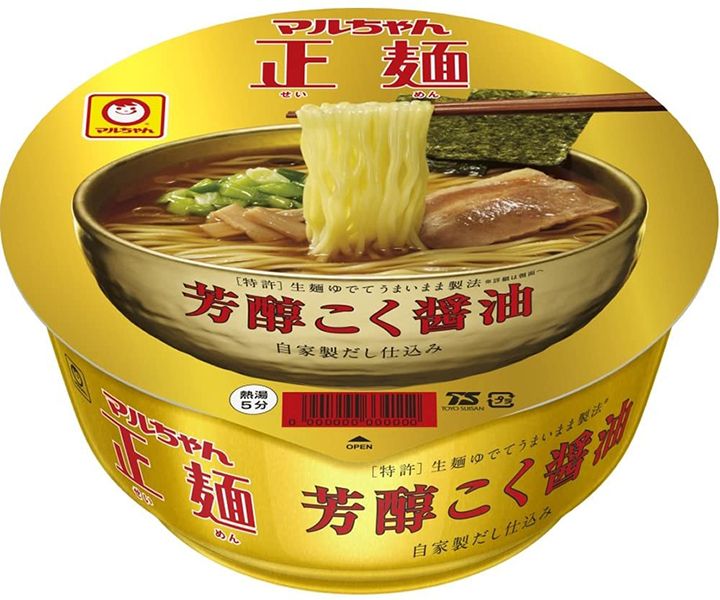 「マルちゃん正麺 カップ 芳醇こく醤油」(マルちゃん)