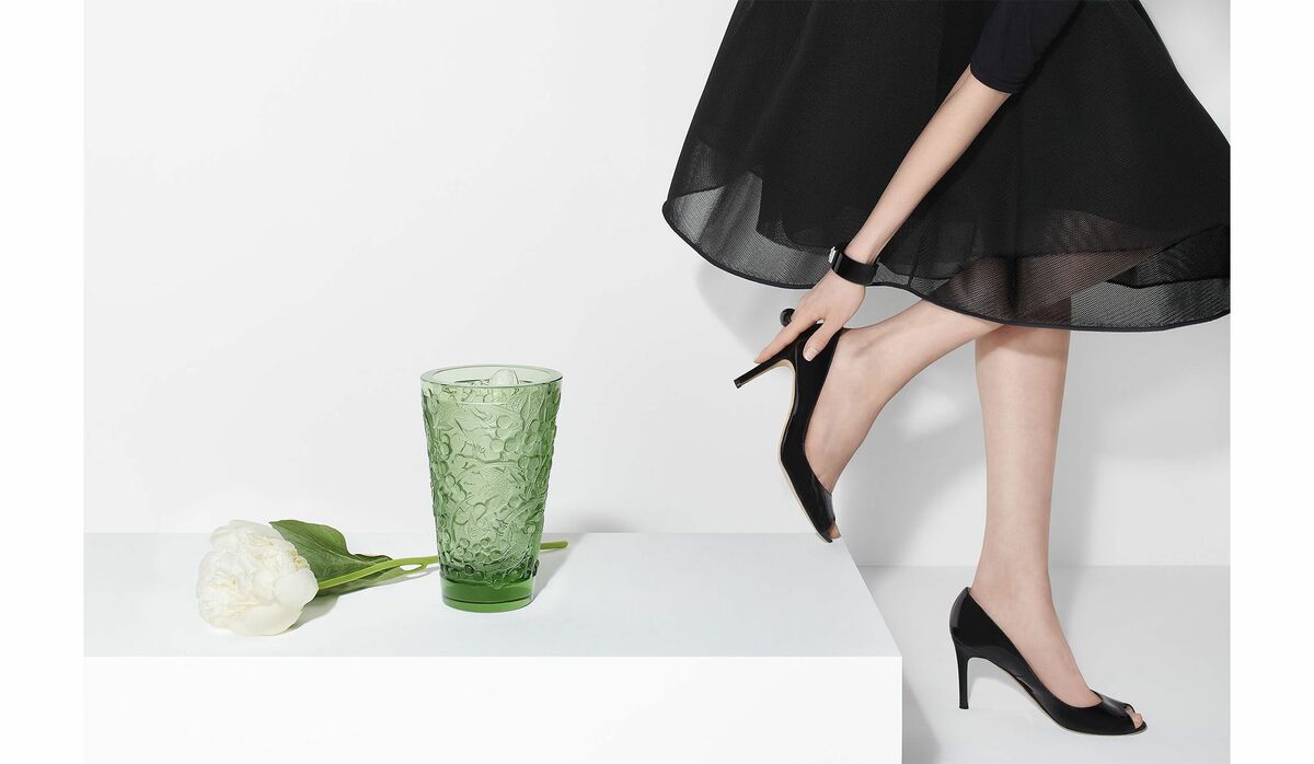 ルネ・ラリック 花瓶 約10cm 花瓶 H約40cm 手っ取り早い