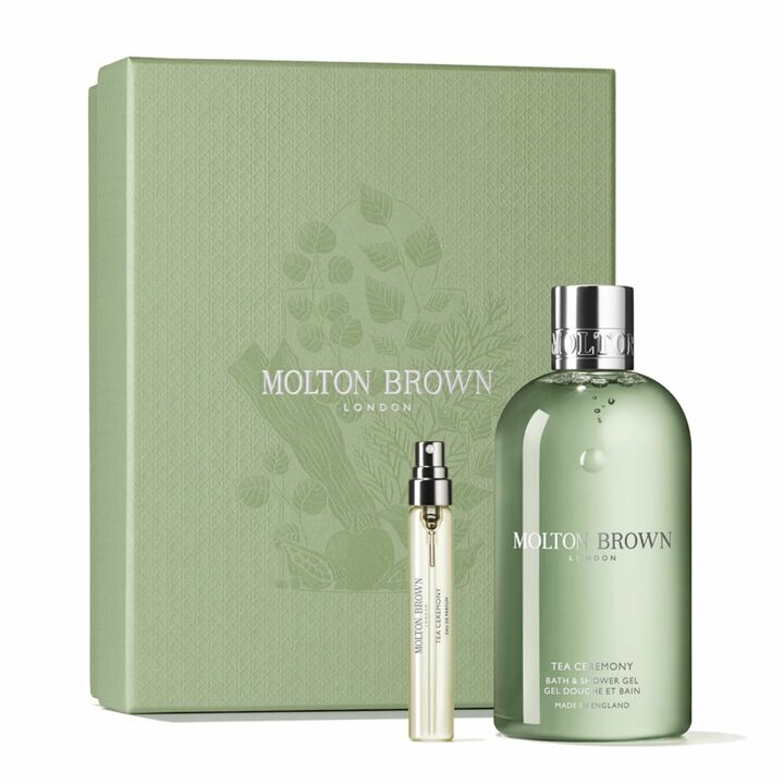 「モルトンブラウン」のバス＆シャワージェルとオードパルファンのセット