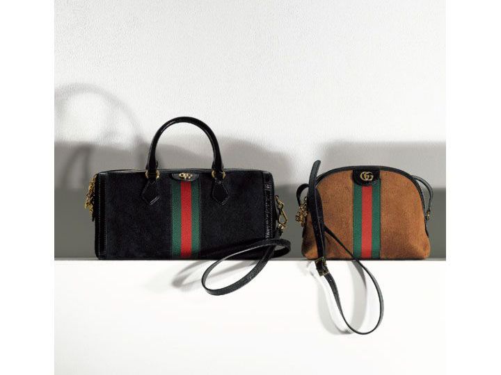 左から／バッグ『オフィディア』￥240,000・バッグ『オフィディア』￥194,000（グッチ ジャパン）　[Precious2018年6月号193ページ] 　